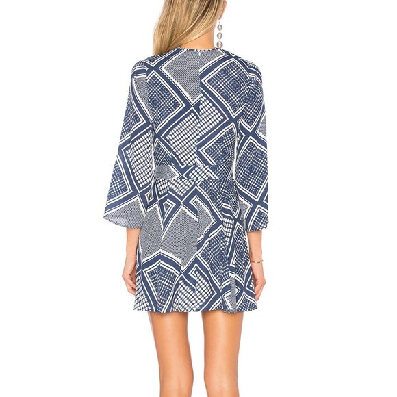 Revolve Patterned Mini Dress - Picture 3 of 7